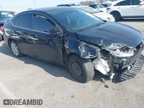2017 Nissan Sentra SV with VIN 3N1AB7AP2HY335185, listed as a IAAI auction lot 42158185 with 41,043 mi miles and . Bid and sale history available at carsss.com. Image 1.