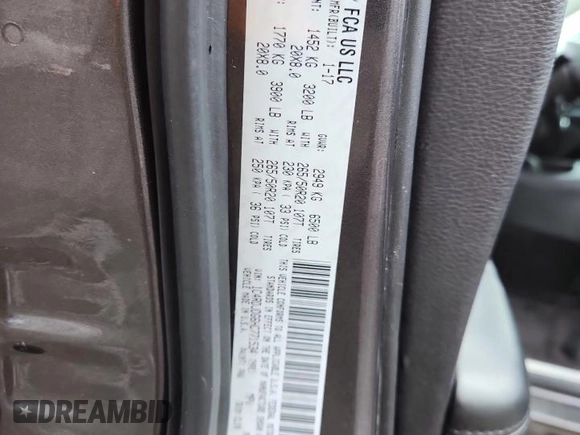 2017 Dodge Durango GT с VIN 1C4RDJDG6HC771534, выставлен на аукционе Copart как лот 63249915 с пробегом 66 434 миль миль и Списание • Salvage title. История ставок и продаж доступна на DreamBid. Изображение 13.