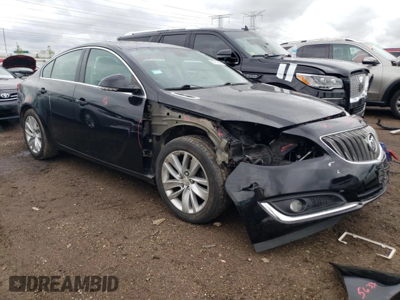 2015 Buick Regal Premium I с VIN 2G4GN5EX6F9180789, выставлен на аукционе Copart как лот 57772525 с пробегом 130 111 миль миль и Списание • Salvage title. История ставок и продаж доступна на DreamBid. Изображение 4.