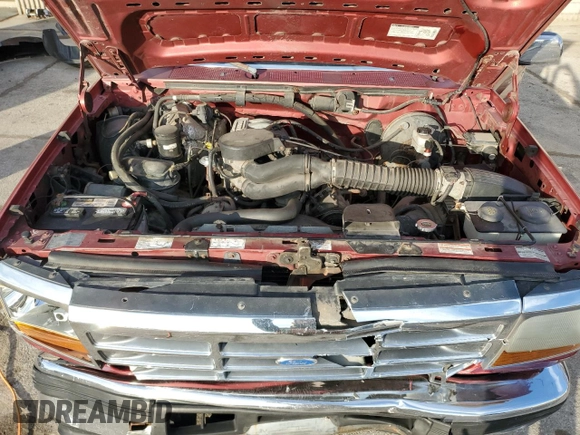 1996 Ford F-150 with VIN 1FTEF14N0TLB06564, listed as a Copart auction lot 42989175 with 185,893 mi miles and Salvage title. Bid and sale history available at DreamBid. Image 13.