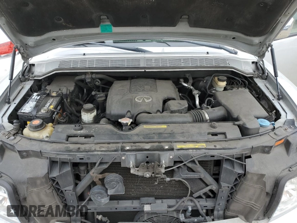 2008 Infiniti QX56 with VIN 5N3AA08D78N908987, listed as a Copart auction lot 53823375 with 124,422 mi miles and Clean Title. Bid and sale history available at carsss.com. Image 12.