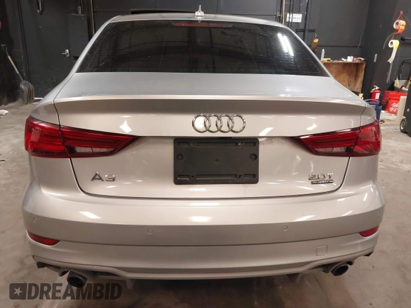 2018 Audi A3 Sedan Premium Plus with VIN WAUJ8GFF5J1027205, listed as a IAAI auction lot 41731155 with 66,098 mi miles. Bid and sale history available at carsss.com. Image 16.