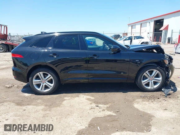 2018 Jaguar F-Pace 30t R-Sport with VIN SADCL2GX3JA283772, listed as a IAAI auction lot 42309251 with 86,601 mi miles and . Bid and sale history available at DreamBid. Image 14.