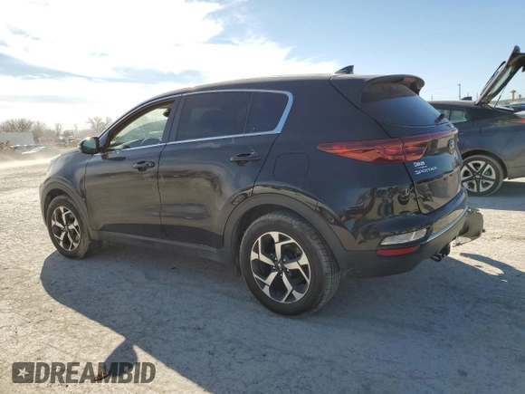 2020 Kia Sportage LX with VIN KNDPM3AC8L7824319, listed as a Copart auction lot 46000485 with 60,092 mi miles and Salvage Title. Bid and sale history available at DreamBid. Image 2.