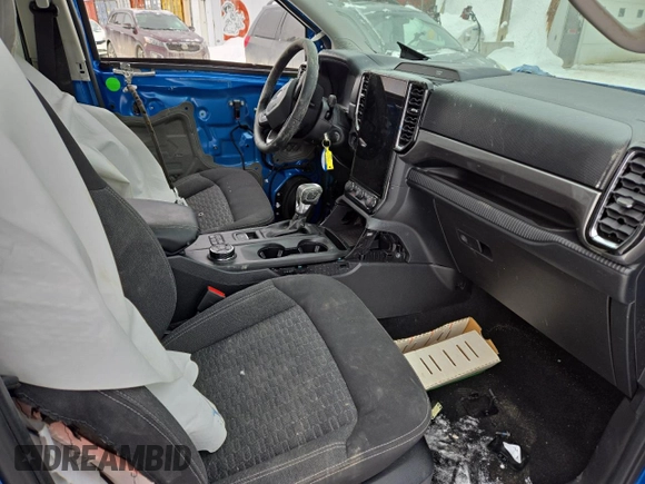 2024 Ford Ranger XLT with VIN 1FTER4HH7RLE11081, listed as a Copart auction lot 43806865 with 17,921 mi miles and Salvage Title. Bid and sale history available at DreamBid. Image 7.
