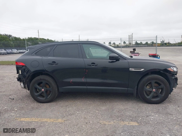 2018 Jaguar F-PACE 25t Premium with VIN SADCJ2FX2JA270891, listed as a IAAI auction lot 41381282 with 75,779 mi miles. Bid and sale history available at carsss.com. Image 14.