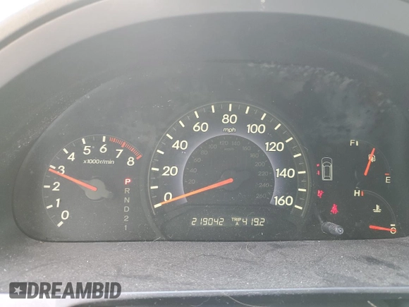 2006 Honda Odyssey EX with VIN 5FNRL38416B446272, listed as a Copart auction lot 57165545 with 219,042 mi miles and Salvage title. Bid and sale history available at DreamBid. Image 9.