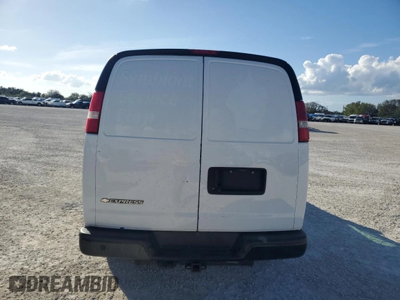 2019 Chevrolet Express Cargo with VIN 1GCWGBFGXK1258545, listed as a Copart auction lot 78923854 with 186,274 mi miles and Clean title. Bid and sale history available at DreamBid. Image 6.