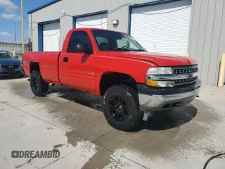 2002 Chevrolet Silverado 1500 LS with VIN 1GCEK14V52Z252823, listed as a Copart auction lot 52438145 with 219,028 mi miles and Salvage Title. Bid and sale history available at DreamBid. Image 4.