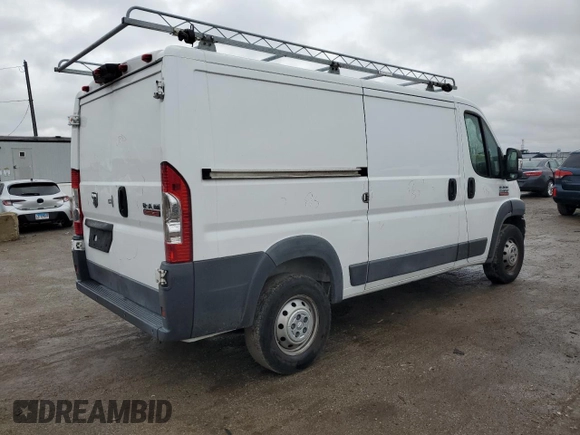 2018 Ram ProMaster Cargo with VIN 3C6TRVAG5JE122753, listed as a Copart auction lot 78784904 with 142,856 mi miles and Salvage Title. Bid and sale history available at DreamBid. Image 3.
