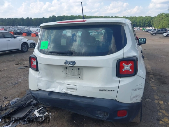 2020 Jeep Renegade Sport z VIN ZACNJAAB8LPL16038, wystawiony jako IAAI lot #40168242 z przebiegiem 105 275 mil mil oraz . Historia ofert i sprzedaży dostępna na DreamBid. Obrazek 15.