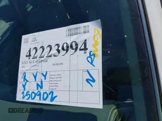 2001 Toyota Avalon XL z VIN 4T1BF28B51U139054, wystawiony jako IAAI lot #42223994 z przebiegiem 250 902 mil mil oraz . Historia ofert i sprzedaży dostępna na DreamBid. Obrazek 13.