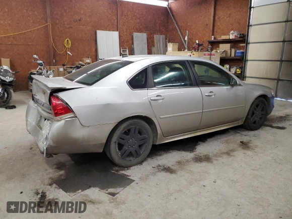 2011 Chevrolet Impala LT Fleet with VIN 2G1WG5EK3B1262897, listed as a Copart auction lot 63442025 with 230,917 mi miles and Salvage title. Bid and sale history available at DreamBid. Image 3.
