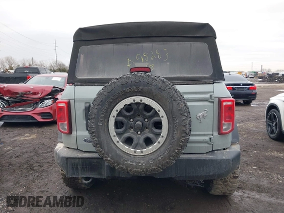 2024 Ford Bronco Big Bend with VIN 1FMDE7BH1RLA98283, listed as a IAAI auction lot 41421097 with 6,418 mi miles and . Bid and sale history available at DreamBid. Image 16.