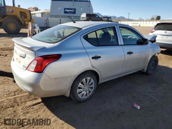 2014 Nissan Versa SV with VIN 3N1CN7AP1EL831667, listed as a Copart auction lot 48703665 with 125,376 mi miles and Salvage Title. Bid and sale history available at DreamBid. Image 3.