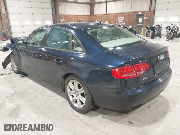 2010 Audi A4 2.0T Premium with VIN WAUBFAFL7AN038776, listed as a IAAI auction lot 41586188 with 114,923 mi miles. Bid and sale history available at carsss.com. Image 3.
