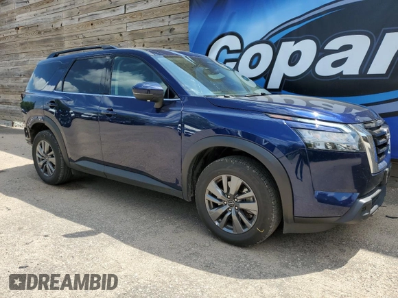 2024 Nissan Pathfinder SV with VIN 5N1DR3BA8RC277095, listed as a Copart auction lot 65953815 with 40,972 mi miles and Clean title. Bid and sale history available at DreamBid. Image 4.
