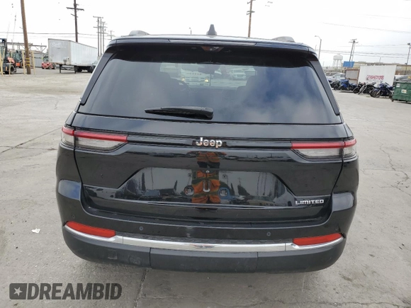 2022 Jeep Grand Cherokee Limited with VIN 1C4RJGBG7N8608386, listed as a Copart auction lot 63645265 with 20,450 mi miles and Salvage title. Bid and sale history available at DreamBid. Image 6.
