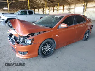 2009 Mitsubishi Lancer GTS with VIN JA3AU86W99U021176, listed as a Copart auction lot 61819374 with 138,897 mi miles and Salvage Title. Bid and sale history available at carsss.com. Image 1.