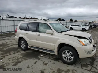 2003 Lexus GX 470 with VIN JTJBT20X330006191, listed as a Copart auction lot 53516235 with 146,860 mi miles and Salvage Title. Bid and sale history available at carsss.com. Image 4.