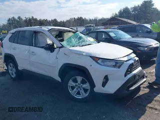 2019 Toyota RAV4 XLE with VIN JTMP1RFVXKD014440, listed as a IAAI auction lot 41877070 with 1 mi miles. Bid and sale history available at carsss.com. Image 1.
