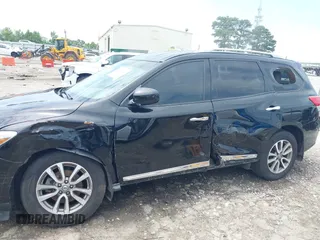 2013 Nissan Pathfinder S with VIN 5N1AR2MN3DC654549, listed as a IAAI auction lot 42601850 with 160,936 mi miles and . Bid and sale history available at DreamBid. Image 6.