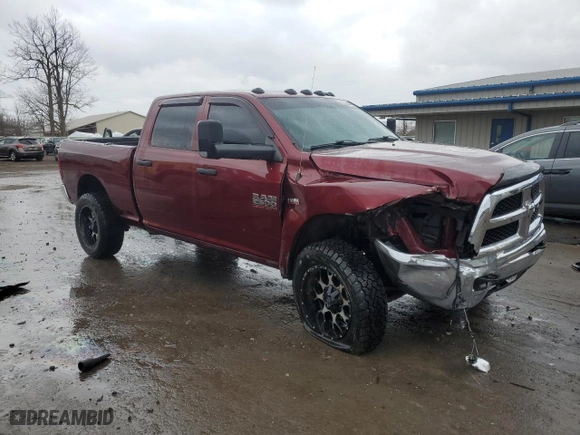 2018 Ram 2500 Tradesman with VIN 3C6UR5CJ2JG381119, listed as a Copart auction lot 50128925 with 108,136 mi miles and Salvage Title. Bid and sale history available at carsss.com. Image 4.