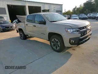 2021 Chevrolet Colorado 2WD Z71 with VIN 1GCGSDEN1M1221448, listed as a Copart auction lot 75447624 with 30,526 mi miles and Salvage title. Bid and sale history available at DreamBid. Image 10.