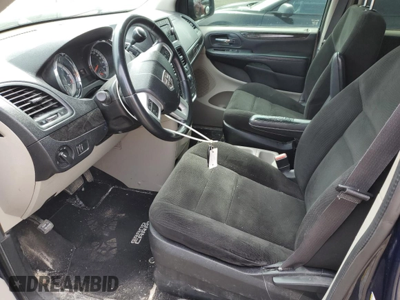 2015 Dodge Grand Caravan SE with VIN 2C4RDGBG5FR747087, listed as a Copart auction lot 50343765 with 195,018 mi miles and Salvage Title. Bid and sale history available at DreamBid. Image 7.