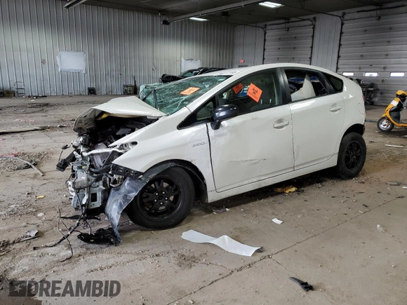 2012 Toyota Prius One with VIN JTDKN3DU5C5386737, listed as a Copart auction lot 54217195 with Not Provided miles and Non Repairable. Bid and sale history available at DreamBid. Image 1.