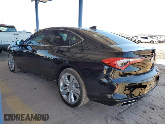 2022 Acura TLX Technology with VIN 19UUB5F49NA001833, listed as a Copart auction lot 57454905 with 15,304 mi miles and Salvage title. Bid and sale history available at DreamBid. Image 2.