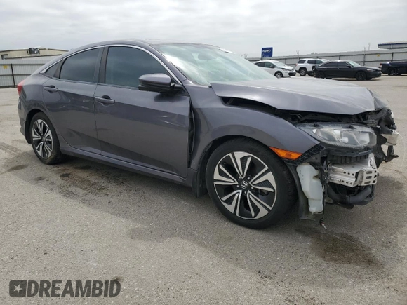 2017 Honda Civic Sedan EX-T with VIN 2HGFC1F37HH635251, listed as a Copart auction lot 52989145 with 127,679 mi miles and Clean Title. Bid and sale history available at carsss.com. Image 4.