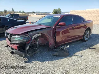 2020 Dodge Charger GT with VIN 2C3CDXHG2LH154208, listed as a Copart auction lot 49697165 with 57,502 mi miles and Salvage Title. Bid and sale history available at carsss.com. Image 1.