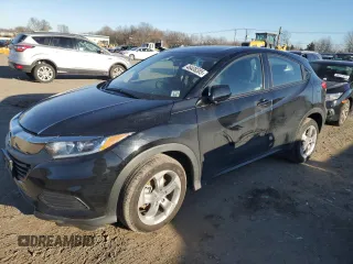 2022 Honda HR-V LX with VIN 3CZRU6H38NM748412, listed as a Copart auction lot 46408385 with 0 mi miles and Salvage Title. Bid and sale history available at carsss.com. Image 1.