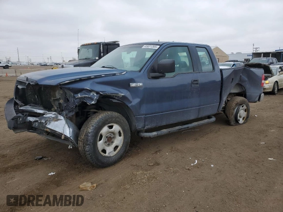 2006 Ford F-150 STX with VIN 1FTRX14W76NB40887, listed as a Copart auction lot 45031305 with 0 mi miles and Salvage Title. Bid and sale history available at carsss.com. Image 1.