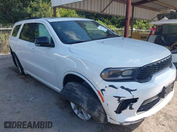2024 Dodge Durango GT Plus with VIN 1C4RDHDG2RC149832, listed as a IAAI auction lot 42783345 with 33,767 mi miles and . Bid and sale history available at DreamBid. Image 1.