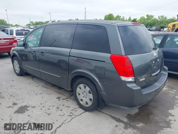 2004 Nissan Quest SE z VIN 5N1BV28U94N347280, wystawiony jako IAAI lot #42312376 z przebiegiem Nie podano mil oraz . Historia ofert i sprzedaży dostępna na DreamBid. Obrazek 3.