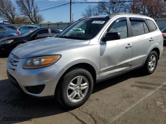2011 Hyundai Santa Fe GLS with VIN 5XYZGDAB7BG068562, listed as a Copart auction lot 49115295 with 148,562 mi miles and Salvage Title. Bid and sale history available at carsss.com. Image 1.