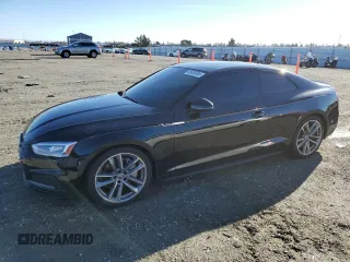 2019 Audi A5 Premium Plus with VIN WAUTNAF50KA064055, listed as a Copart auction lot 86636584 with 57,309 mi miles and Salvage Title. Bid and sale history available at DreamBid. Image 1.
