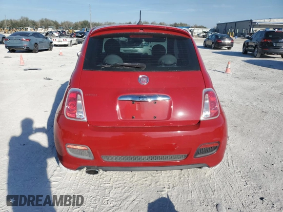 2016 FIAT 500 Sport with VIN 3C3CFFBR1GT144832, listed as a Copart auction lot 46041825 with 99,464 mi miles and Non repairable. Bid and sale history available at DreamBid. Image 6.