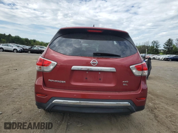 2013 Nissan Pathfinder SL with VIN 5N1AR2MM2DC679322, listed as a Copart auction lot 54982035 with Not provided miles and Salvage title. Bid and sale history available at DreamBid. Image 6.
