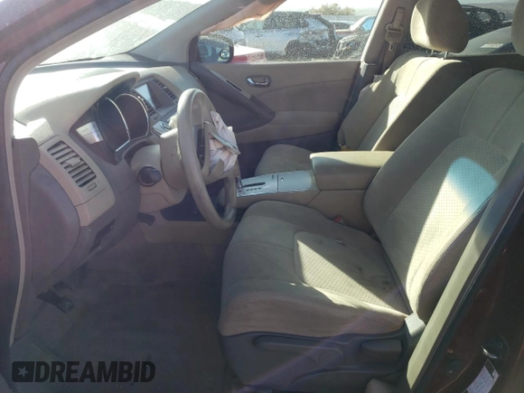 2009 Nissan Murano LE with VIN JN8AZ18W09W106567, listed as a Copart auction lot 73054083 with 0 mi miles and Salvage Title. Bid and sale history available at carsss.com. Image 7.