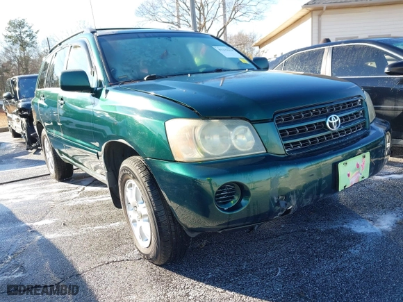 2002 Toyota Highlander with VIN JTEGF21AX20070054, listed as a IAAI auction lot 41232234 with 359,857 mi miles. Bid and sale history available at carsss.com. Image 6.