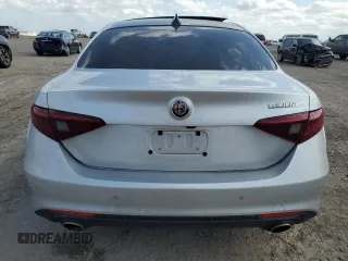 2021 Alfa Romeo Giulia Ti Sport with VIN ZARFAMBNXM7639691, listed as a Copart auction lot 48665115 with Not provided miles and Salvage title. Bid and sale history available at DreamBid. Image 6.