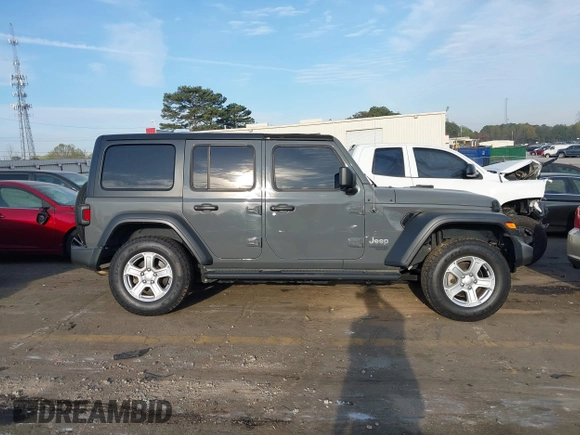 2019 Jeep Wrangler Unlimited Sport S с VIN 1C4HJXDNXKW521175, выставлен на аукционе IAAI как лот 41902053 с пробегом 56 184 миль миль и . История ставок и продаж доступна на DreamBid. Изображение 12.