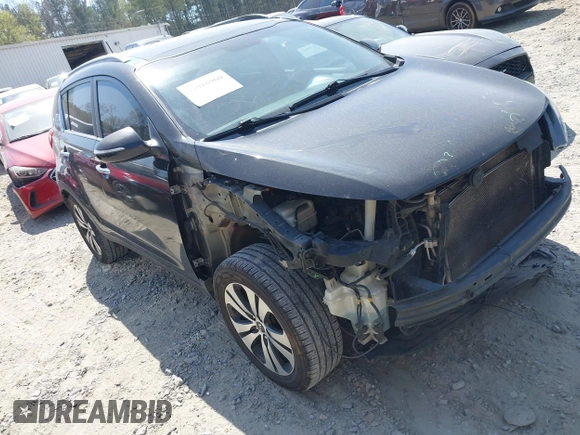 2011 Kia Sportage EX with VIN KNDPC3A27B7105474, listed as a IAAI auction lot 41916960 with 252,606 mi miles. Bid and sale history available at carsss.com. Image 1.