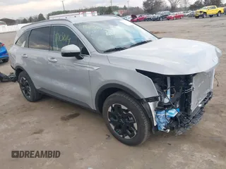 2024 Kia Sorento S z VIN 5XYRLDJC9RG258376, wystawiony jako IAAI lot #41831014 z przebiegiem 10 340 mil mil oraz . Historia ofert i sprzedaży dostępna na DreamBid. Obrazek 1.