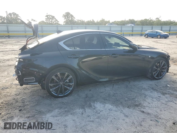 2022 Lexus IS 350 F Sport z VIN JTHGZ1B25N5058137, wystawiony jako Copart lot #52541375 z przebiegiem 121 963 mil mil oraz Szkoda całkowita • Salvage title. Historia ofert i sprzedaży dostępna na DreamBid. Obrazek 3.