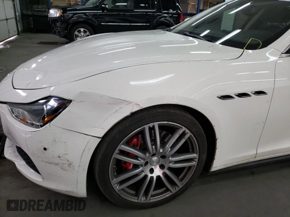 2015 Maserati Ghibli S Q4 with VIN ZAM57RTA8F1153413, listed as a Copart auction lot 42152062 with 54,884 mi miles. Bid and sale history available at carsss.com. Image 9.