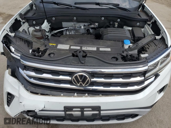 2020 Volkswagen Atlas SE with VIN 1V26C2CA9LC203648, listed as a Copart auction lot 63848285 with 45,352 mi miles and Salvage title. Bid and sale history available at DreamBid. Image 12.